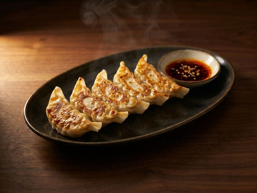 Gyoza: Japanese dumplings, six pieces